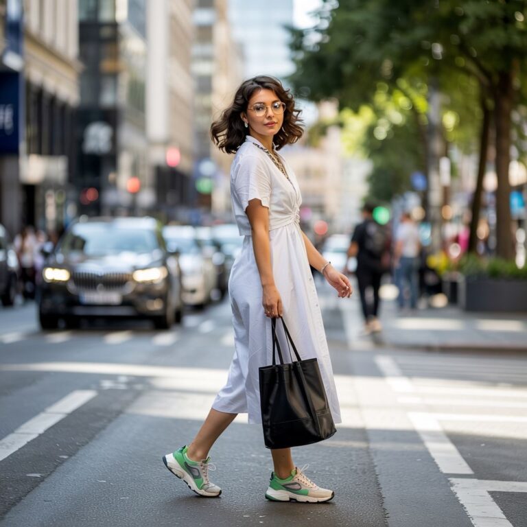 athleisure damski biały look