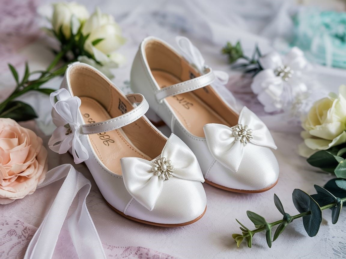 buty ślubne dziewczynka