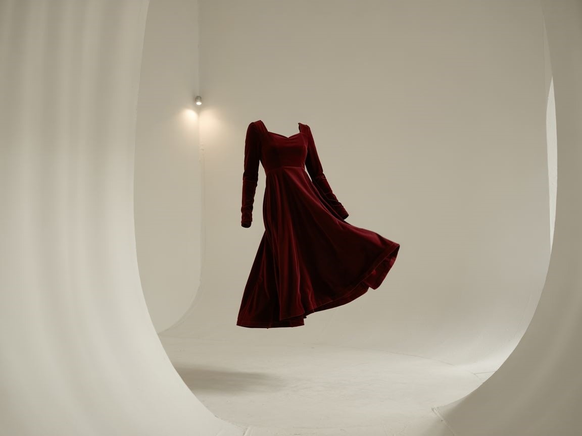 elegancka sukienka bordo