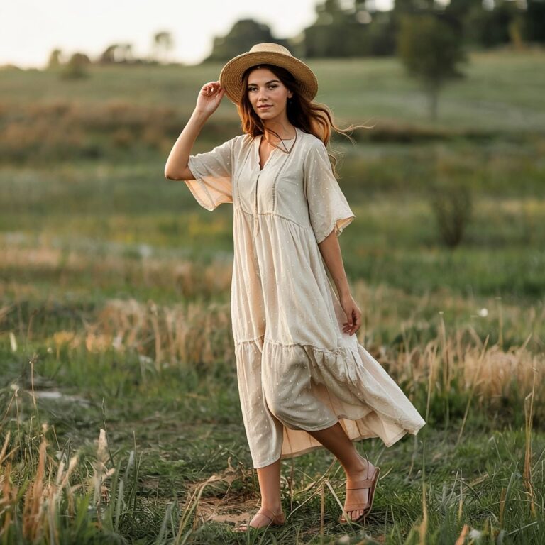 naturalne buty do sukienki boho