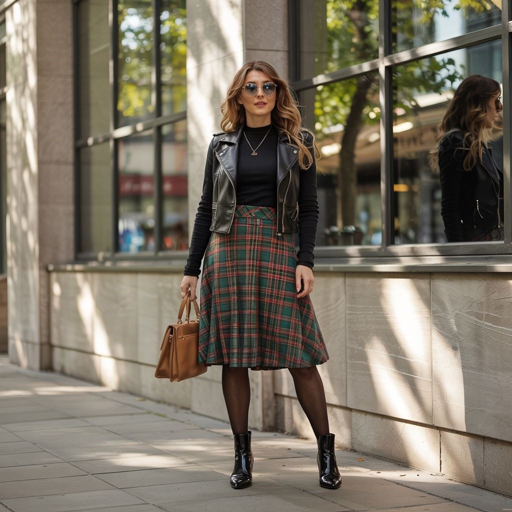 spódnica szkocka tartan