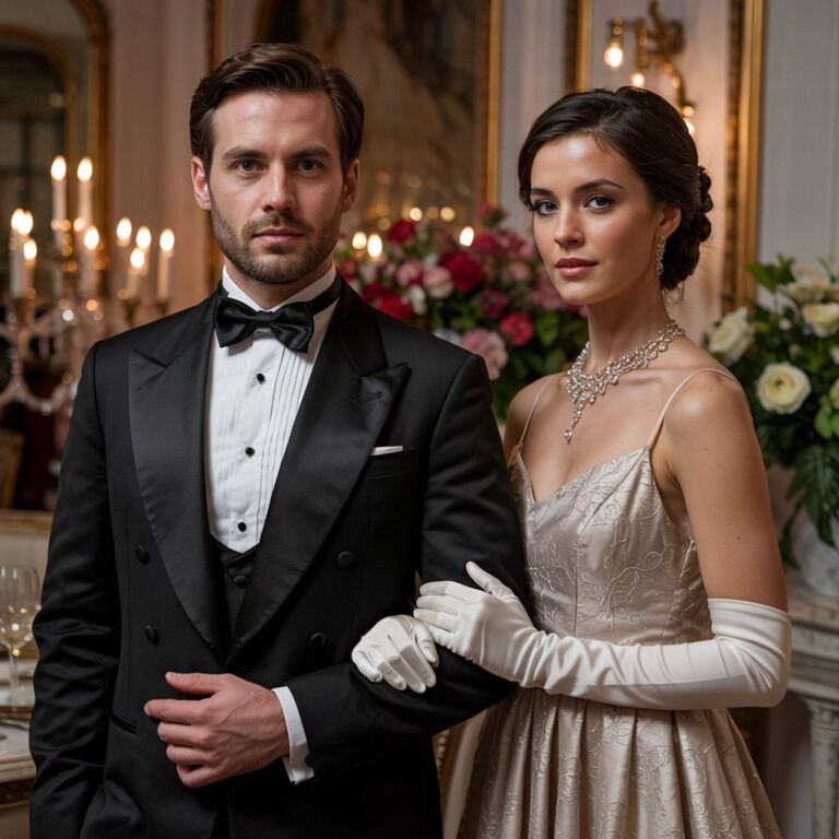 strój black tie mężczyzna