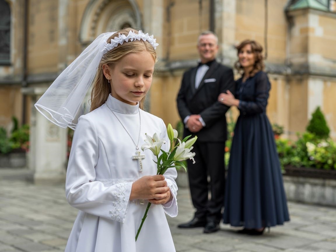 ubranie na uroczystość komunijną
